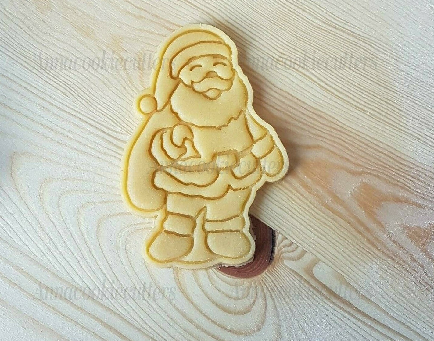 Babbo Natale Formina Per Biscotti Formine Pasta Di Zucchero Cookie Cutter 7×10cm