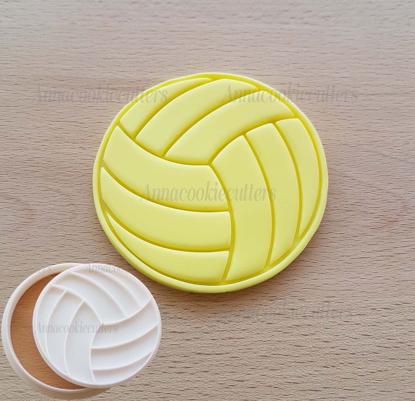 Formina Per Biscotti Pallone Pallavolo Stampo Frolla Pasta Zucchero