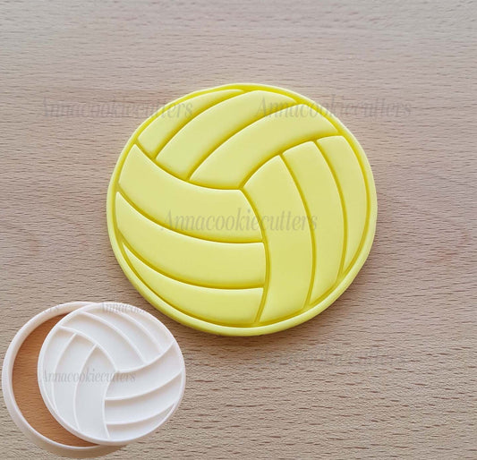 Formina Per Biscotti Pallone Pallavolo Stampo Frolla Pasta Zucchero