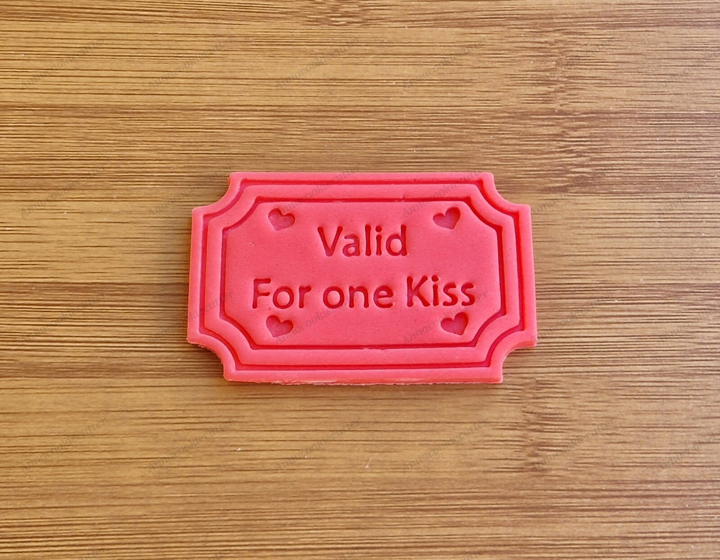 Tagliabiscotti Biglietto Personalizzabile - Ideale per San Valentino, Matrimoni