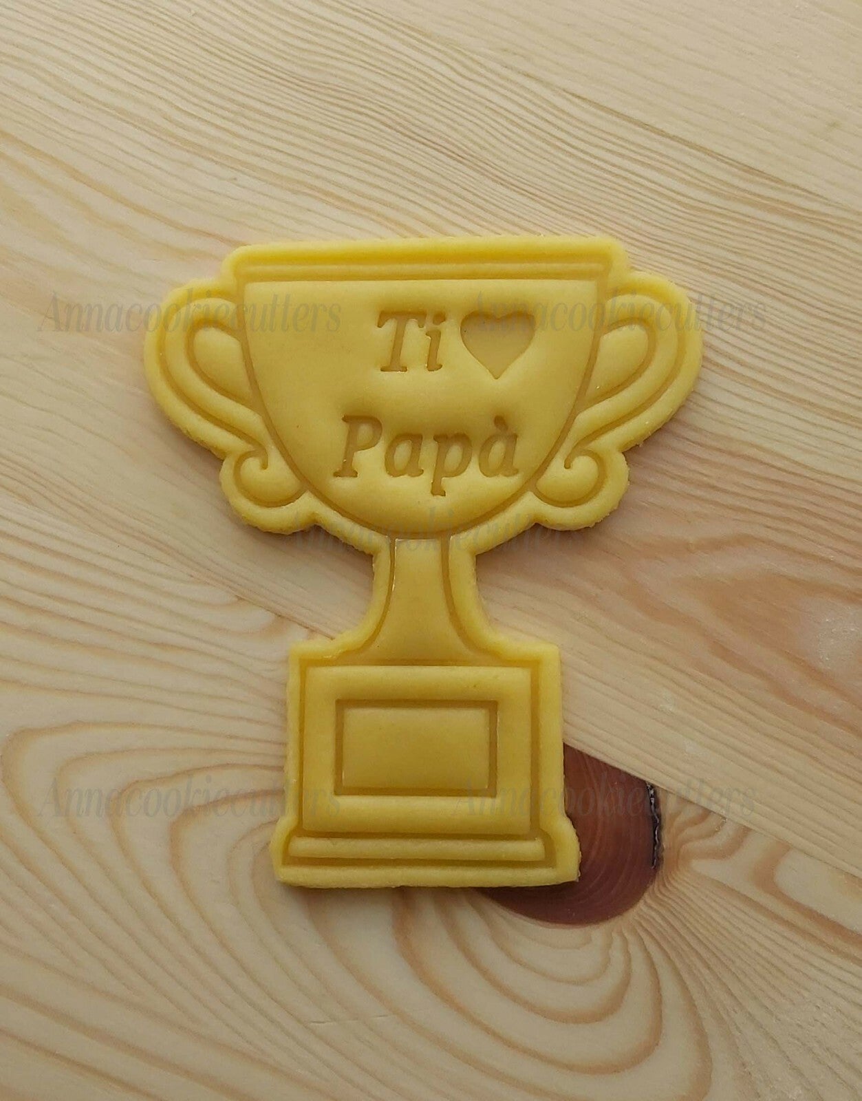 Festa Del Papà Trofeo Coppa Formina Per Biscotti Stampino Cookie Cutter 8x10 cm