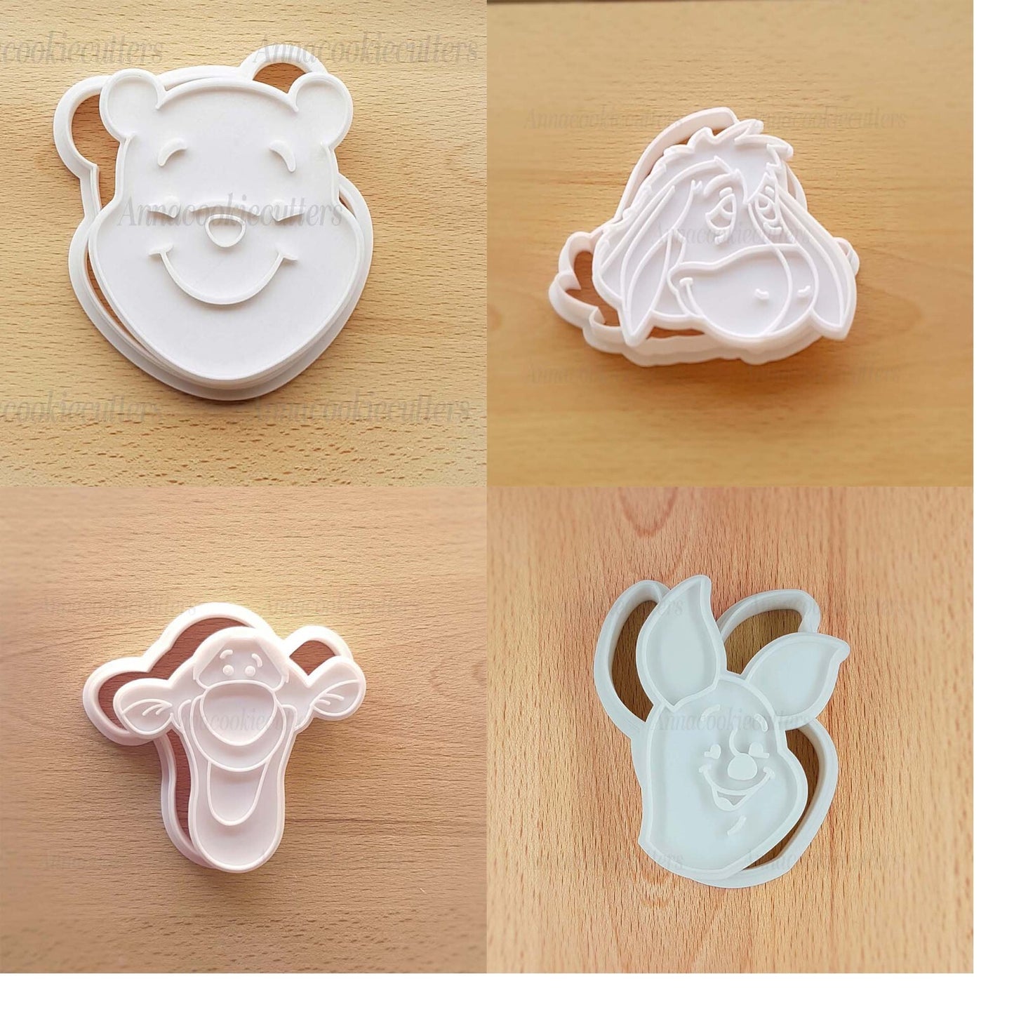Winnie the Pooh Tigro Pimpi Ih-Oh Formine Per Biscotti 100 Acri Cookie Cutter