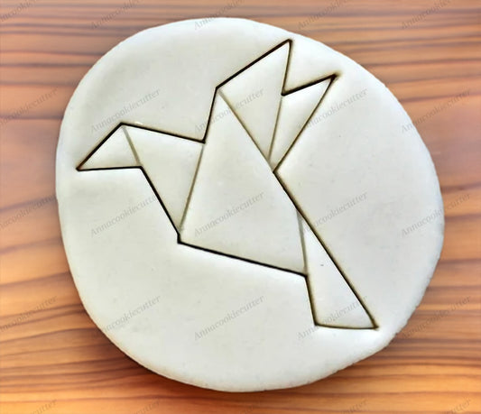 Formina per Biscotti a Forma di Colomba Origami Tagliabiscotti Cookie Cutter