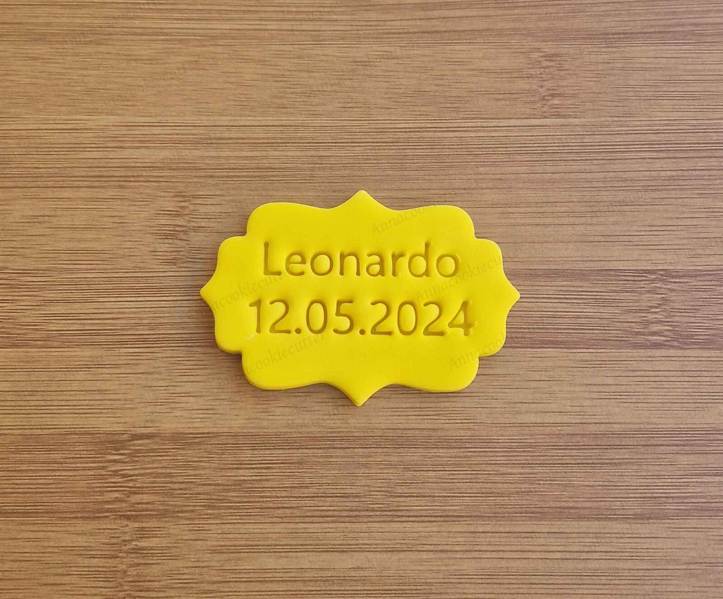 Cornice Nome Personalizzato Formine Per Biscotti Compleanno Comunione Battesimo