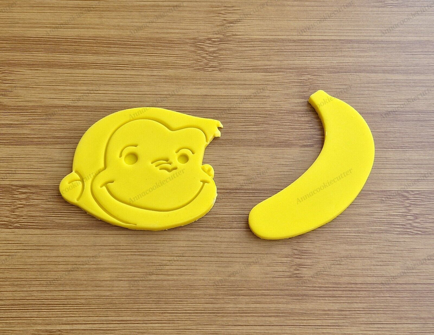Curioso come George Scimmia Formina per Biscotti Banana Cookie Cutter