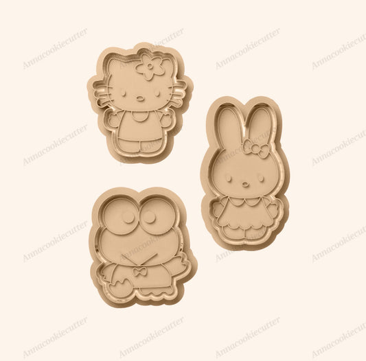 Hello Kitty Gattino Formina Taglia Biscotti Cookie Cutter per Feste Compleanno