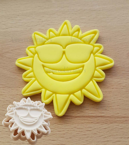 Sole Con Occhiali Formina Per Biscotti Stampo Estivo Tagliabiscotti Cake Design