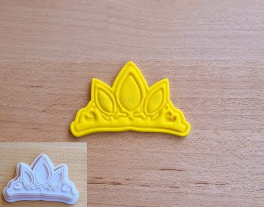 Corona Rapunzel Formine Per Biscotti Principessa Tagliabiscotti Compleanno 8x5cm