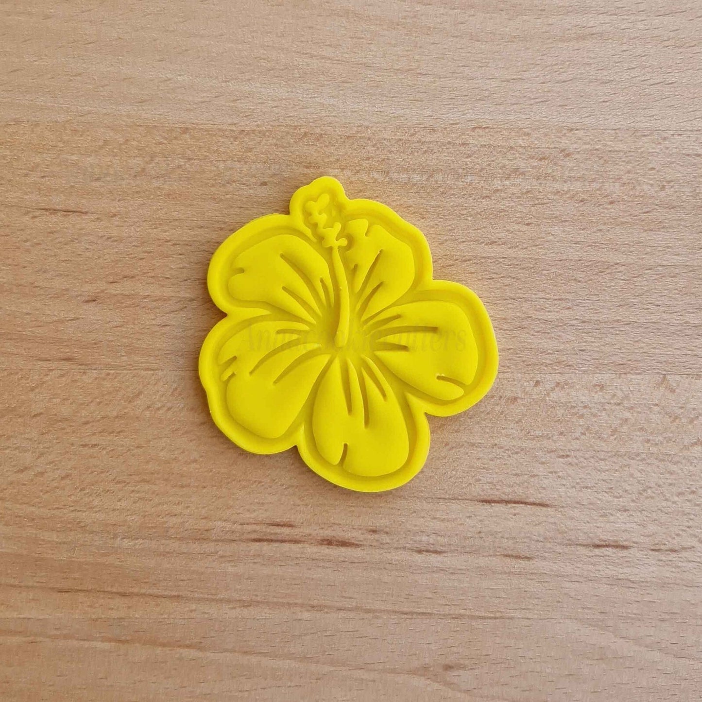 Tagliabiscotti Fiore di Ibisco 7cm Formina Per Biscotti Pasta di Zucchero Frolla
