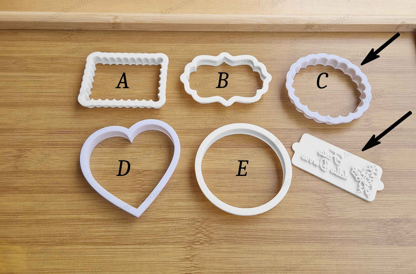 Festa Della Donna Formine per Biscotti Cookie Cutter Timbro Cornice 8 cm
