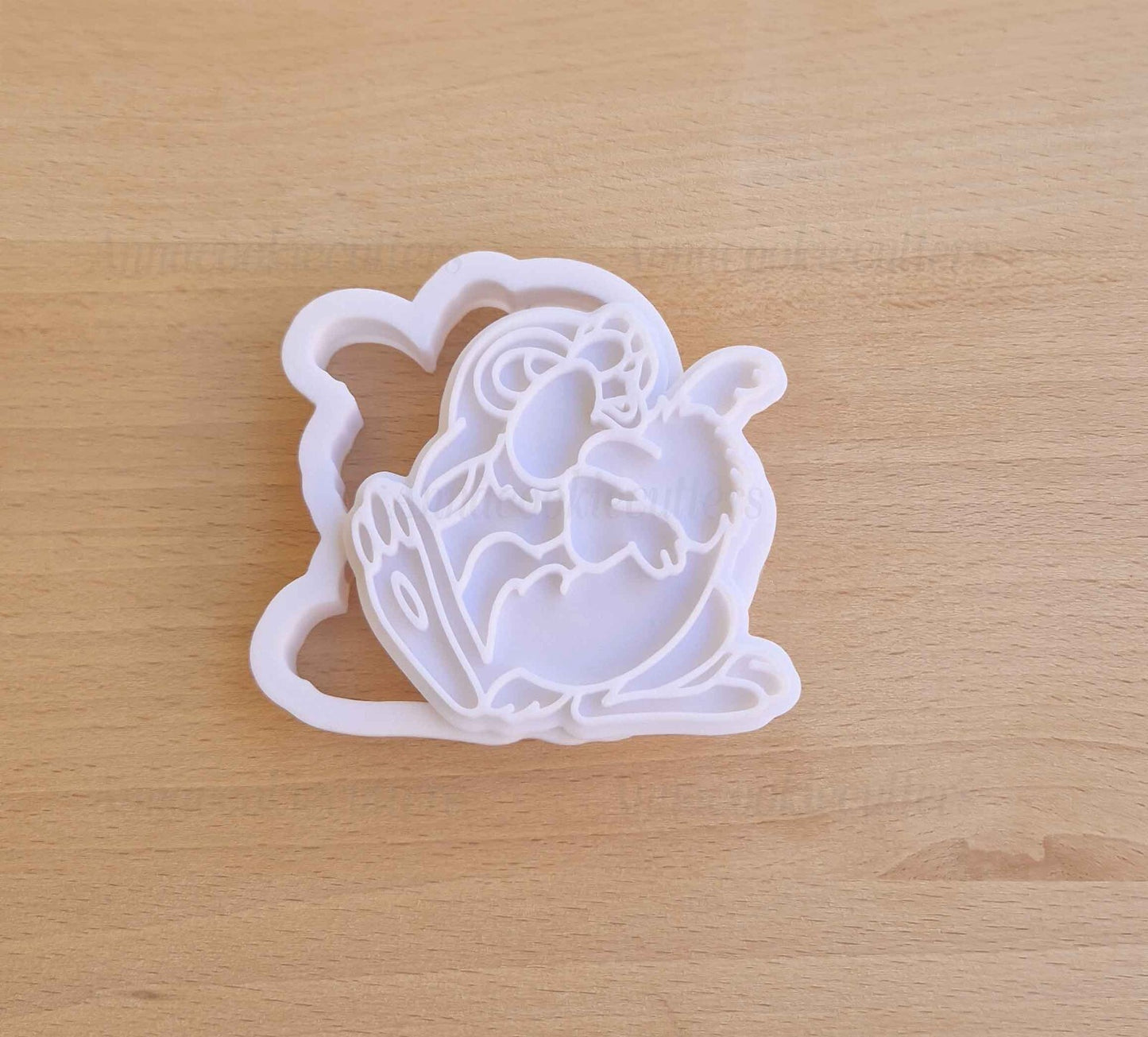 Set Tagliabiscotti Coniglio Tamburino Formina Per Biscotti Coniglieto Bambi