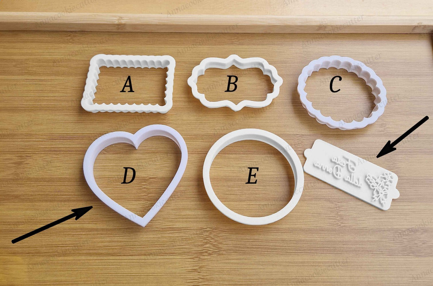 Festa Della Donna Formine per Biscotti Cookie Cutter Timbro Cornice 8 cm