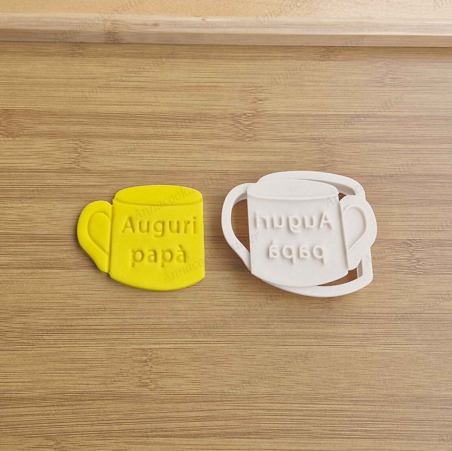 Festa Del Papà Tazza Formina Per Biscotti Stampino Cookie Cutter