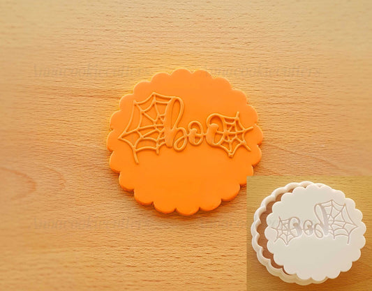 Formina Per Biscotti Boo Ragnatela Tagliabiscotti Halloween Stampo Frolla PDZ