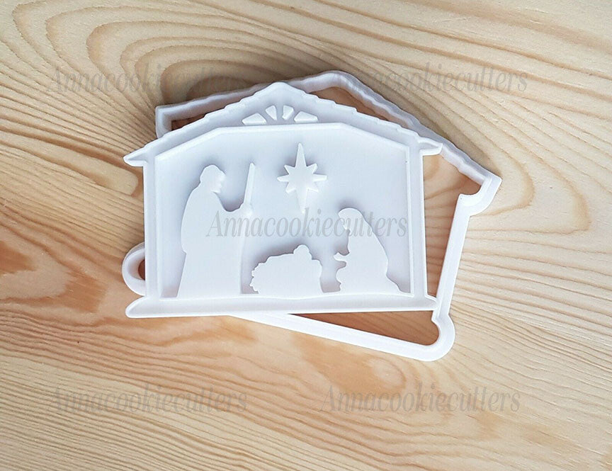 Formine Biscotti Per Natale Albero Stampo Stella Cadente Presepe Slitta Babbo