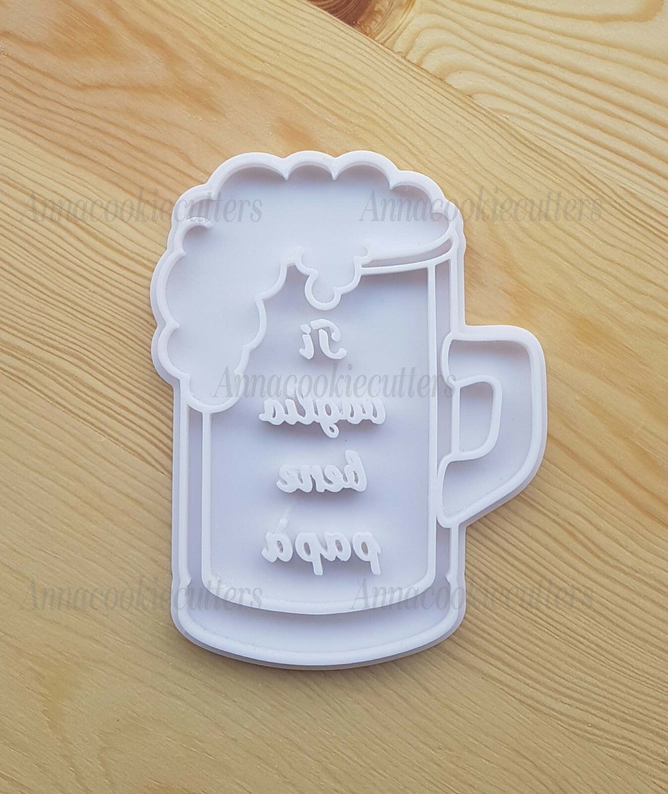 Festa Del Papà Boccale Di Birra Formina Per Biscotti Stampino Cookie Cutter 7x9
