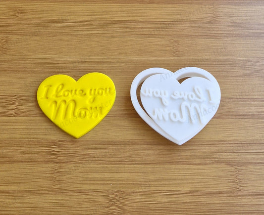 Festa Della Mamma Formina Per Biscotti Frolla PDZ A Forma Di Cuore Idea Regalo