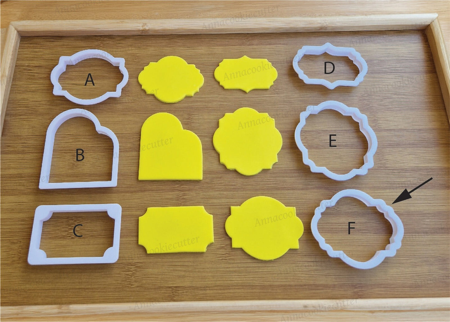 Cornice Frame Placca Formina Per Biscotti per Battesimo Comunione Cresima 7 cm