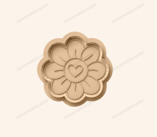 Formina Taglia Biscotti Fiore con Cuore Perfette per Compleanni, San Valentino