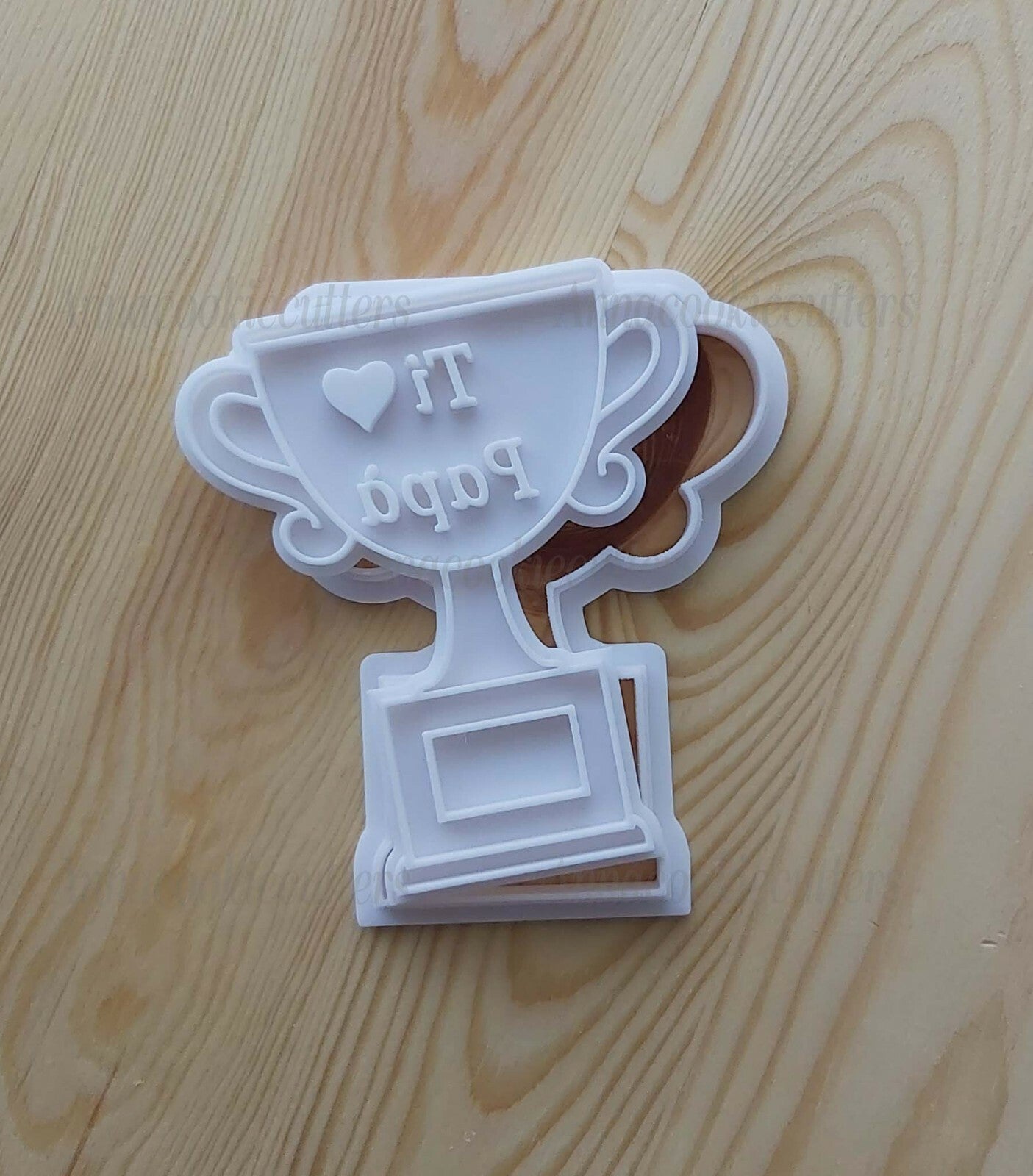 Festa Del Papà Trofeo Coppa Formina Per Biscotti Stampino Cookie Cutter 8x10 cm