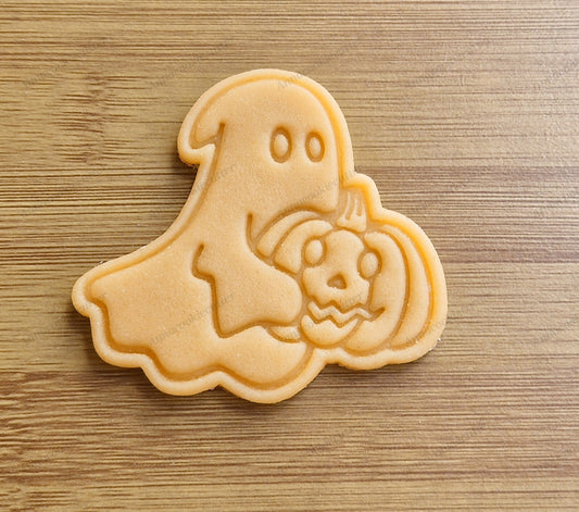Formina Taglia biscotti a Forma di Fantasma con Zucca Cookie Cutter Halloween