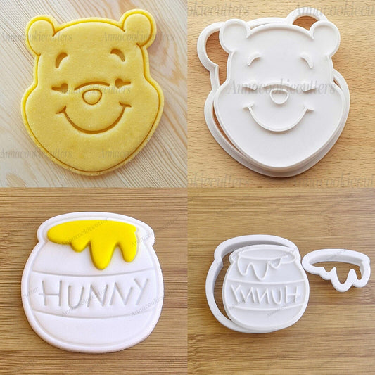 Formina per Biscotti Set Vaso di Miele Cookie Cutter Winnie the Pooh