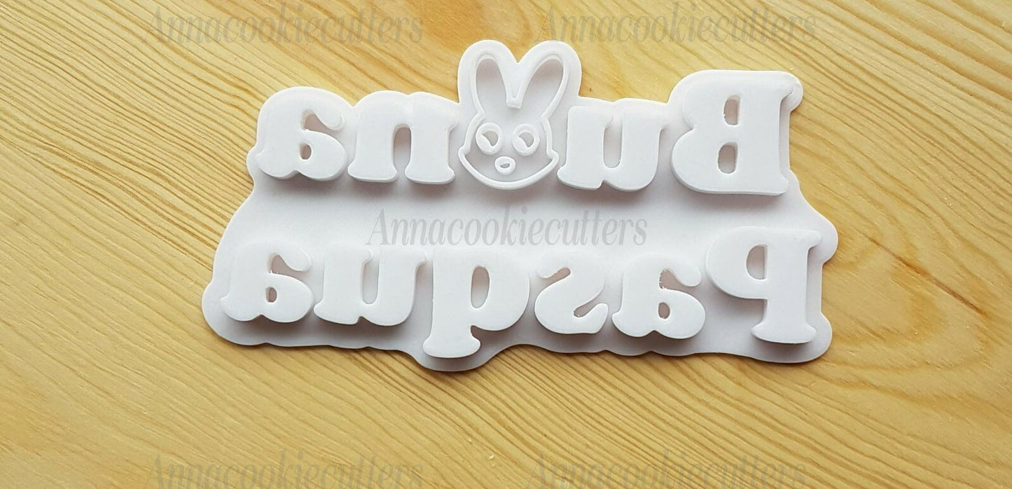 Buona Pasqua Formina Per Biscotti | Stampino con Coniglietto per Dolci, Idea Regalo per Pasqua e Bambini 6x12 cm