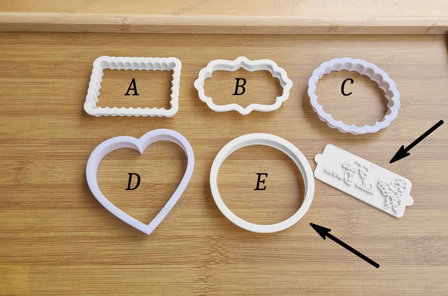 Festa Della Donna Formine per Biscotti Cookie Cutter Timbro Cornice 8 cm