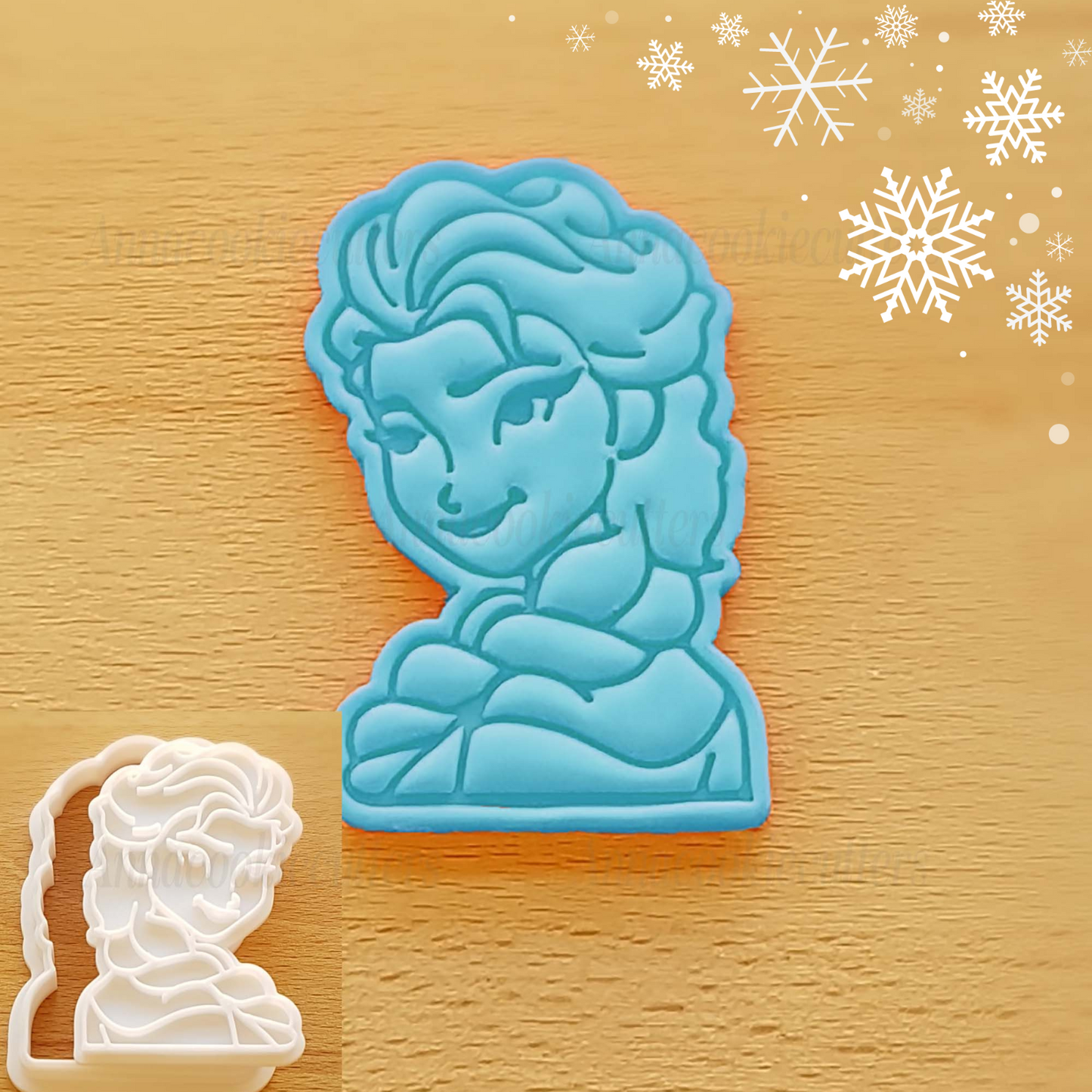 Formina Per Biscotti Elsa Frozen Stampo Frolla Tagliabiscotti PDZ 5x8 cm