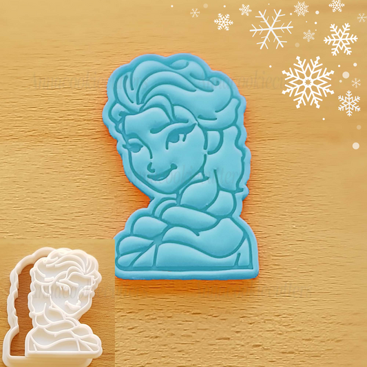 Formina Per Biscotti Elsa Frozen Stampo Frolla Tagliabiscotti PDZ 5x8 cm