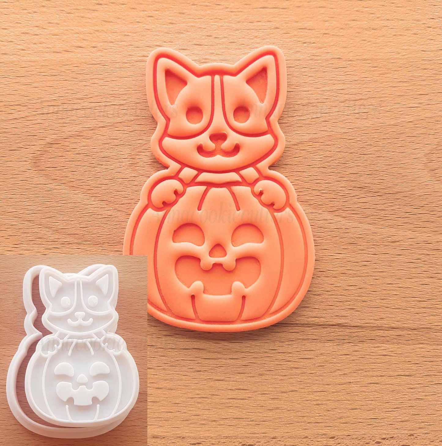 Zucca Halloween Formina Per Biscotti Stampino Cane Tagliabiscotti Cookie Cutter
