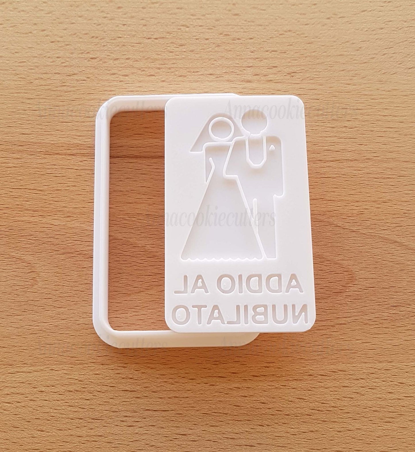 Formina Per Biscotti Addio Al Nubilato Stampo Matrimonio Tagliabiscotti 9x5 cm