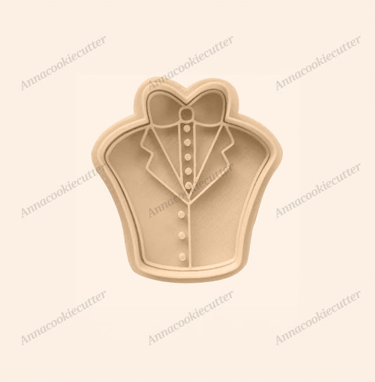 Formina Taglia Biscotti Matrimonio Abito da Sposo Marriage Cookie Cutter