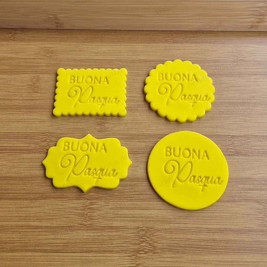 Timbro Buona Pasqua Formine Per Biscotti Frame Tagliabiscotti Idea Regalo 7 cm