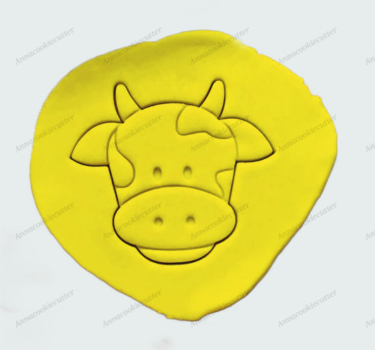 Formina per Biscotti a Forma di Mucca Cookie Cutter Animali della Fattoria