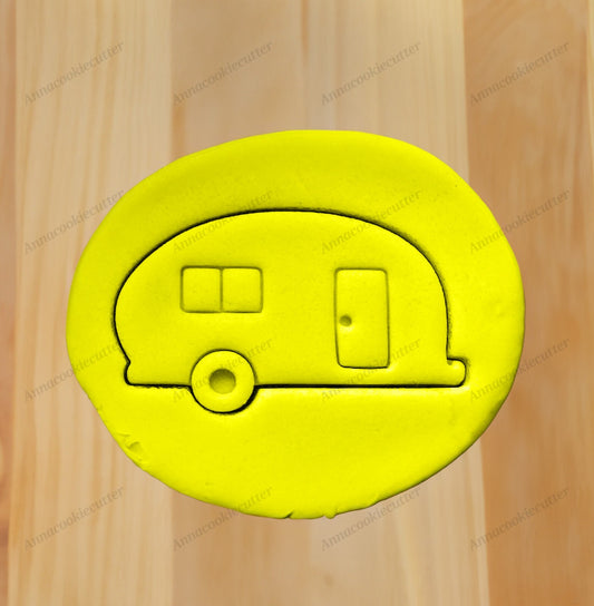 Formina per Biscotti a Forma di Camper Tagliabiscotti Roulotte Cookie Cutter