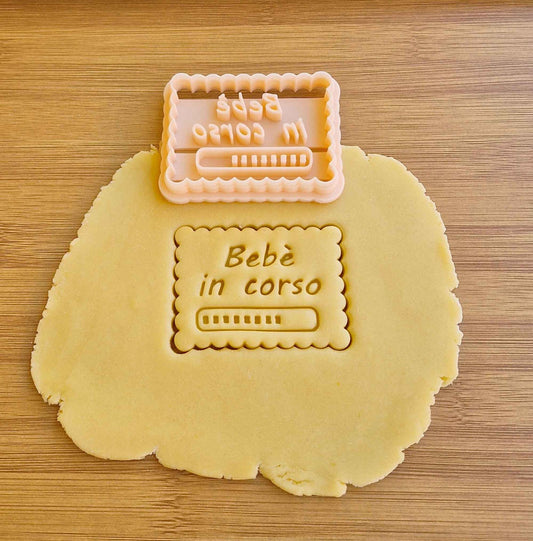 Formina Biscotti Baby In Corso Cookie Cutter Annuncio Di Gravida Baby Shower 7x5