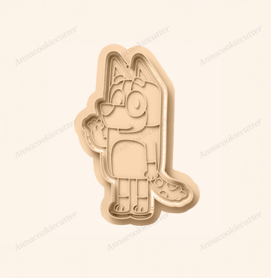 Bluey Formina Per Biscotti Cookie Cutter Frolla Pasta di Zucchero Cake Design