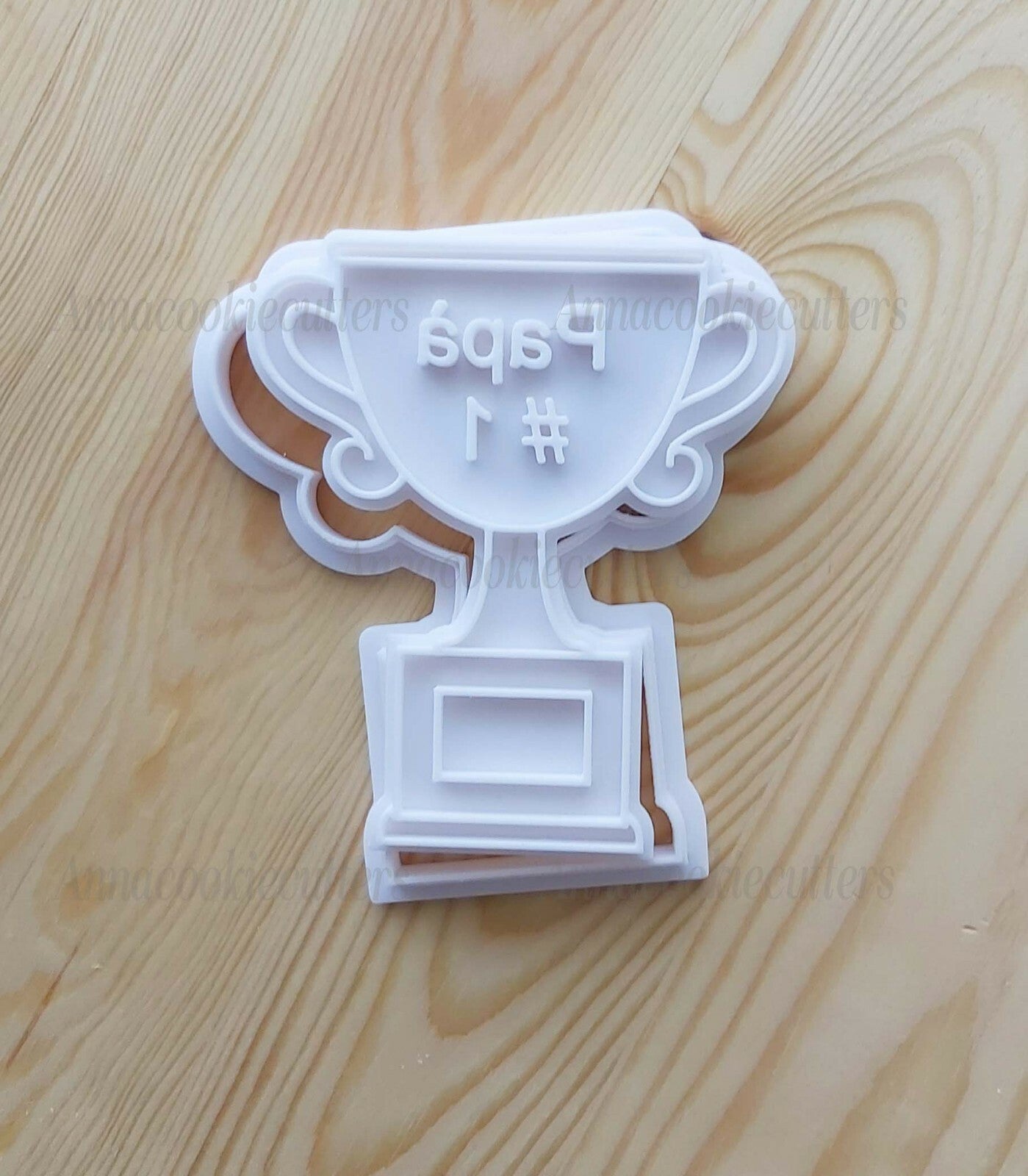 Festa Del Papà Trofeo Coppa Formina Per Biscotti Stampino Cookie Cutter 8x10 cm