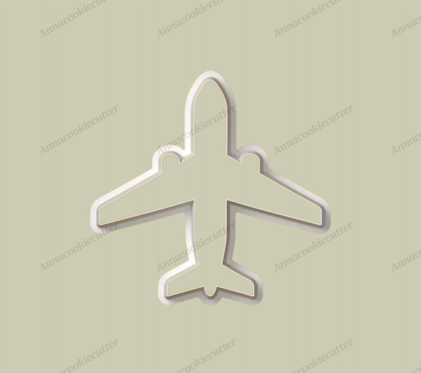 Tagliabiscotti Aereo Passeggeri Cookie Cutter Aeroplano Viaggio per Festa a Tema