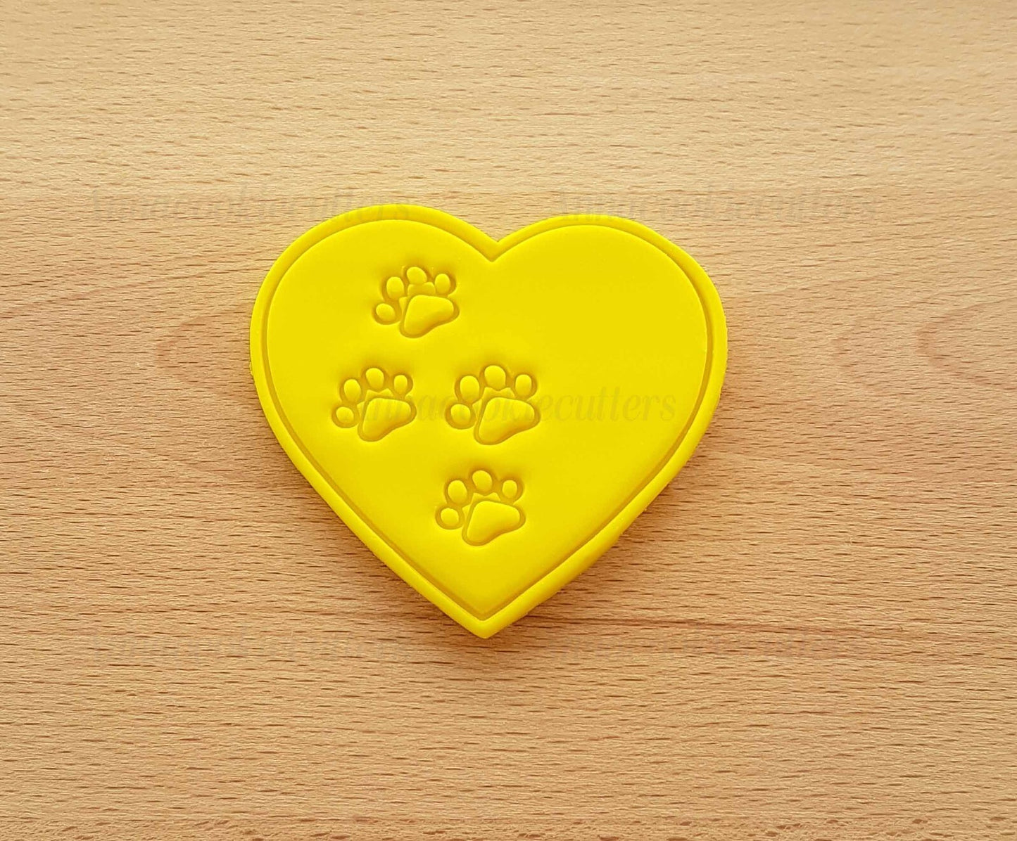 Cuore Impronte Di Zampe Formina Per Biscotti Cane Stampo Tagliabiscotti