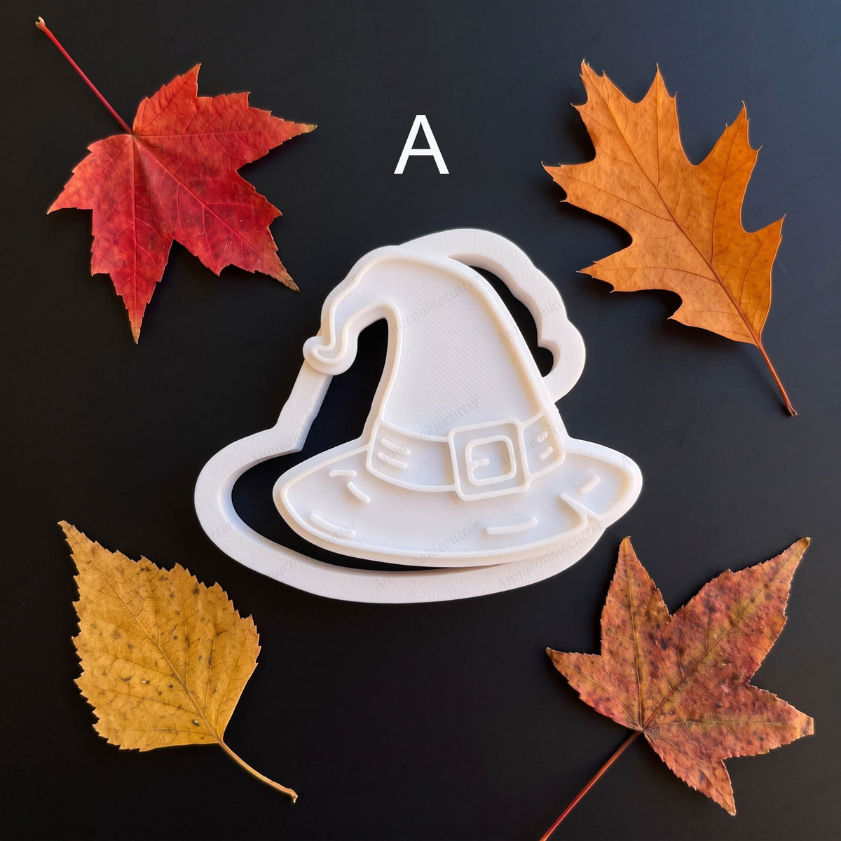 Tagliabiscotti cappello da strega Halloween in PLA 