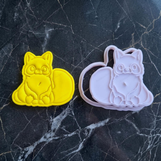 Formina Procione per Biscotti Stampo Taglierina Kawaii per Fondente e Pasta di Zucchero Idea Regalo Animali del Bosco