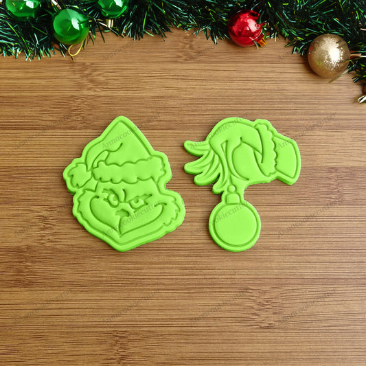 Il Grinch Formina Per Biscotti Stampo Natale Tagliabiscotti Cookie Cutter