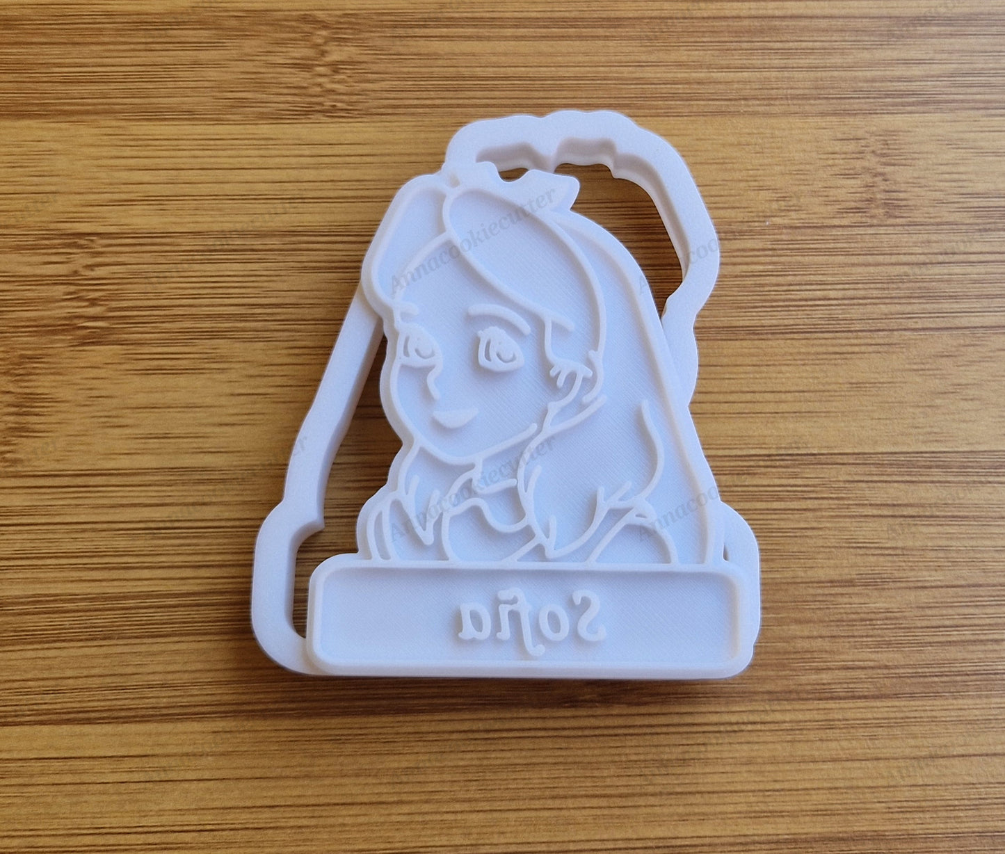 Stampo Biscotti Alice nel paese delle meraviglie Formina Biscotti Personalizzata 8,5x7 cm