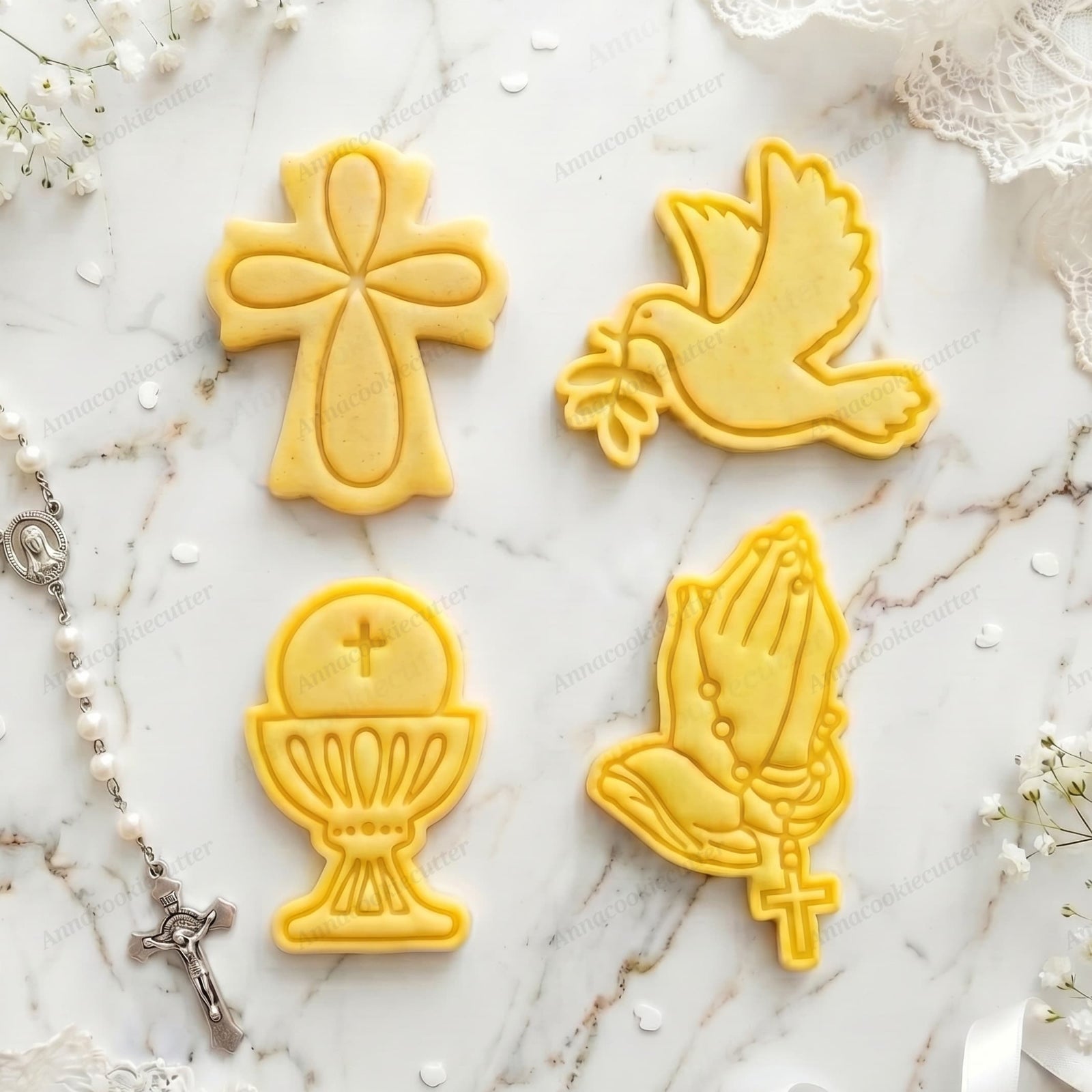 Tagliabiscotti e formine Pasqua coniglietto e pulcino