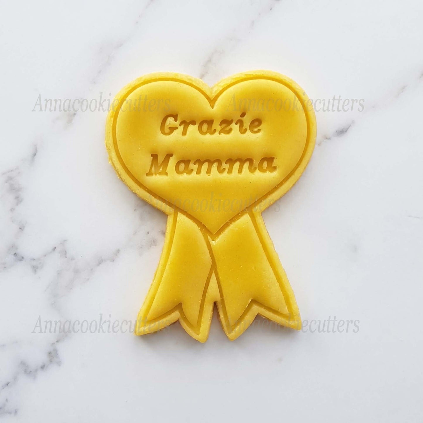 Festa Della Mamma Medaglia A Forma Di Cuore Formina Per Biscotti Cookie Cutter 7x10 cm
