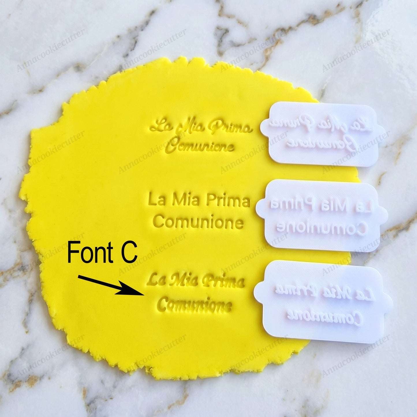 La Mia Prima Comunione Timbro Per Biscotti Tagliabiscotti Cookie Cutter 6x3 cm