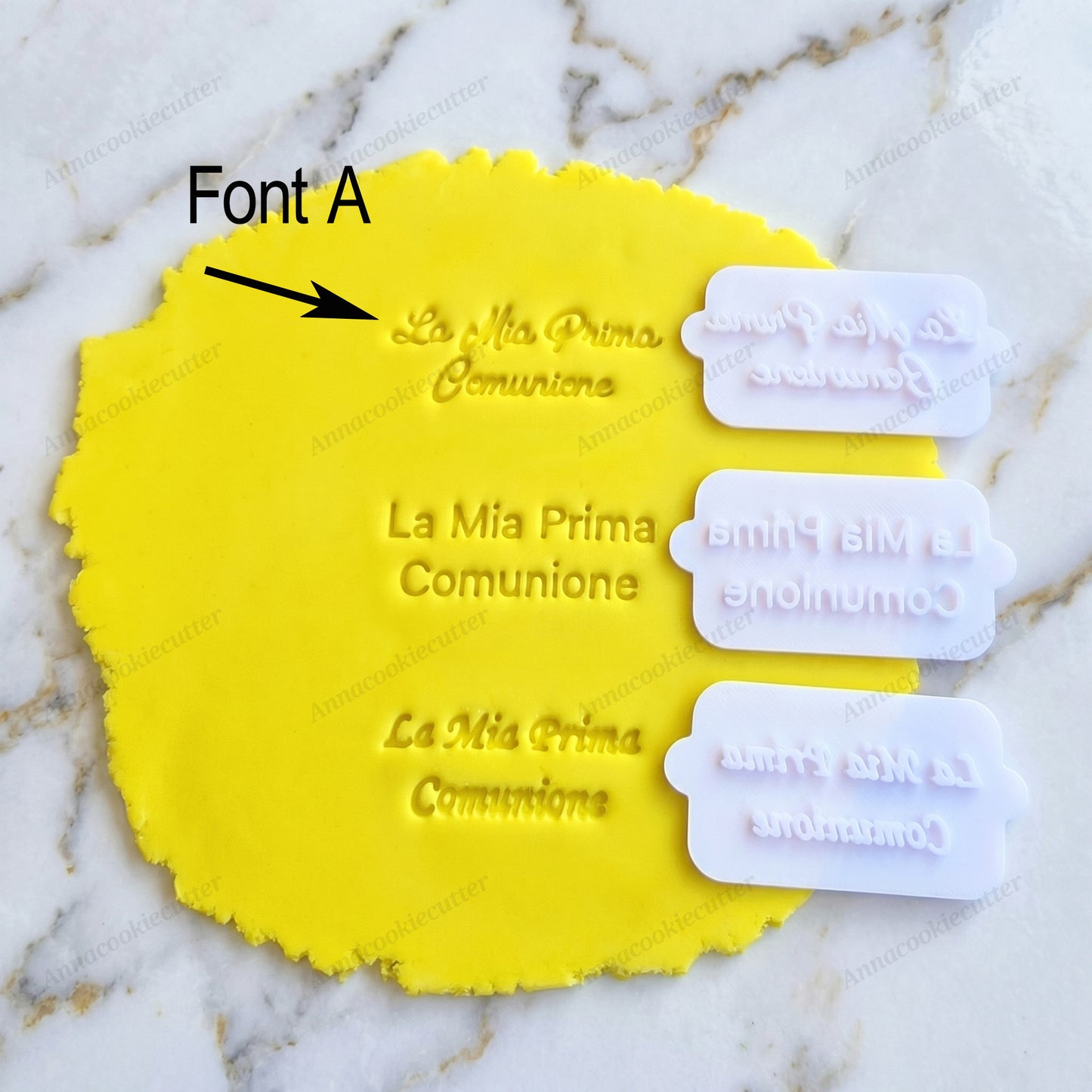 La Mia Prima Comunione Timbro Per Biscotti Tagliabiscotti Cookie Cutter 6x3 cm