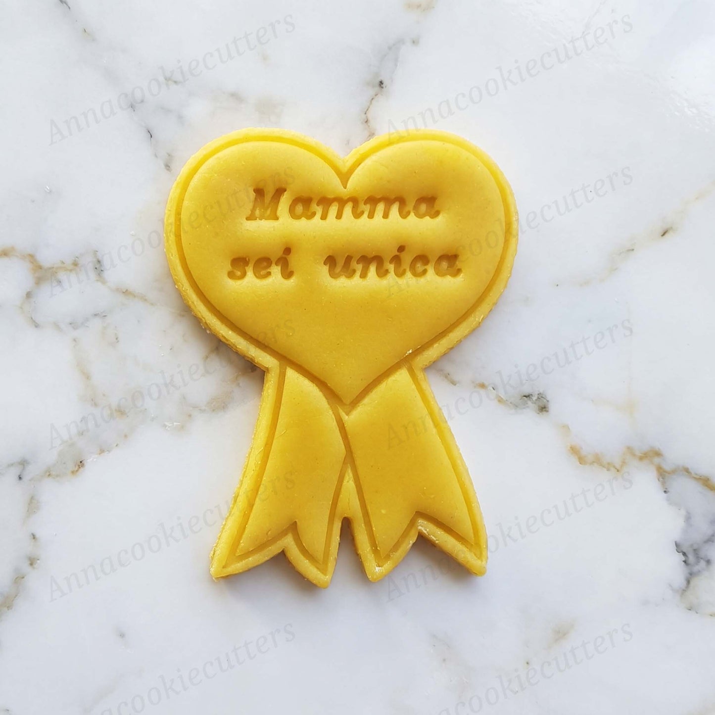 Festa Della Mamma Medaglia A Forma Di Cuore Formina Per Biscotti Cookie Cutter 7x10 cm
